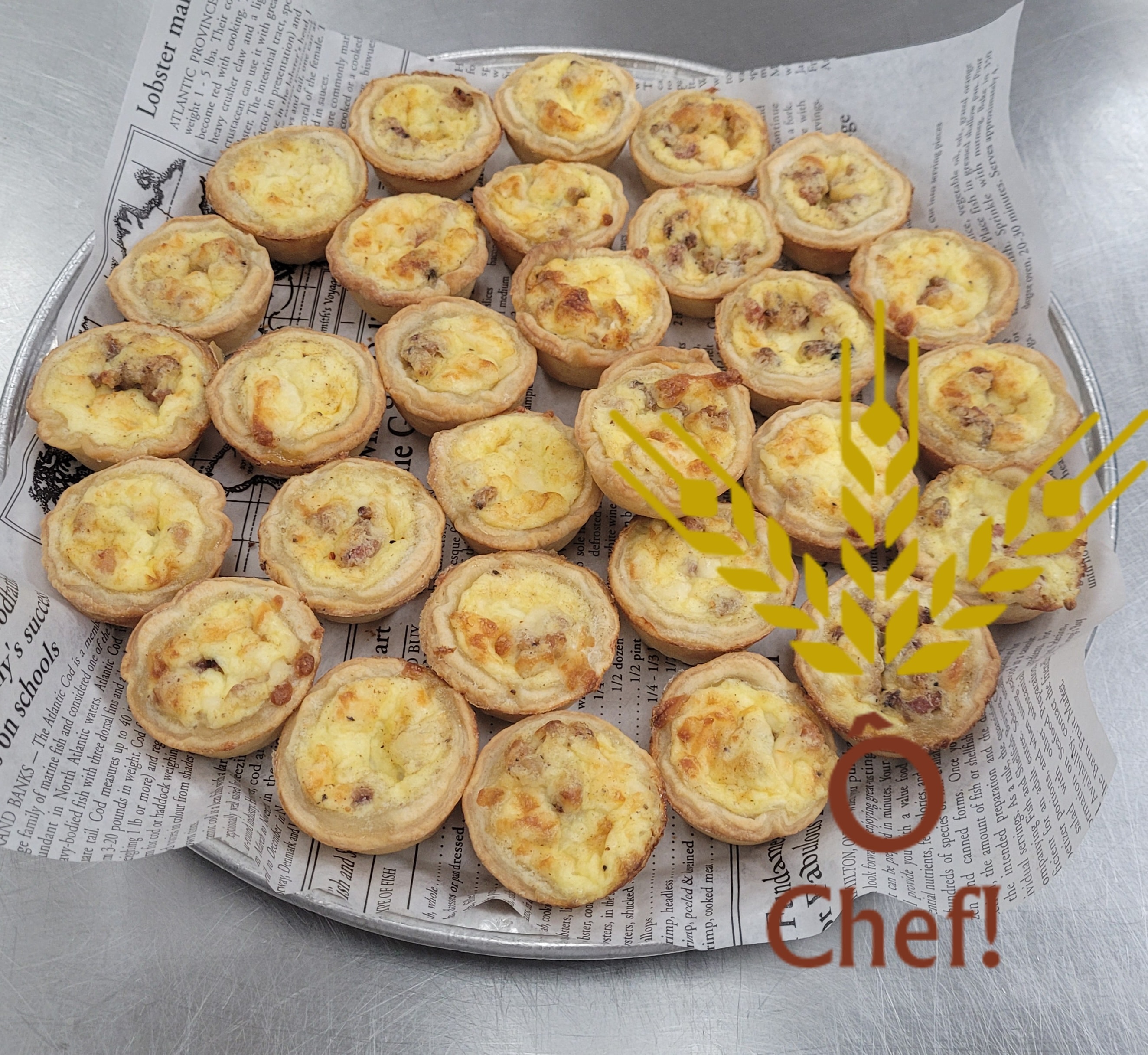 Plateau de mini-quiches Ô Chef